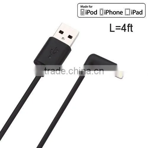 MFi Certified 90 Degree Right Angle Charge & Sync 8pin Charger Cable (1 Meter/3.3 Ft) photo-4
