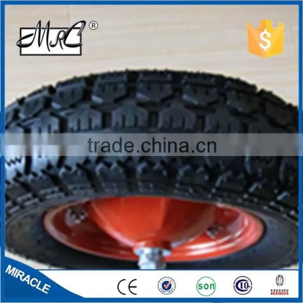 CHINA MRC Brand Small Pneumatic Rubber Hand Truck Wheel Wheelbarrow Wheel 3.50-8 photo-2
