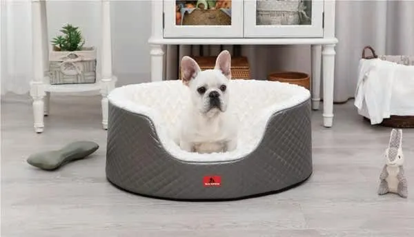 Luxury Pet Bed With Memory Foam Cushion