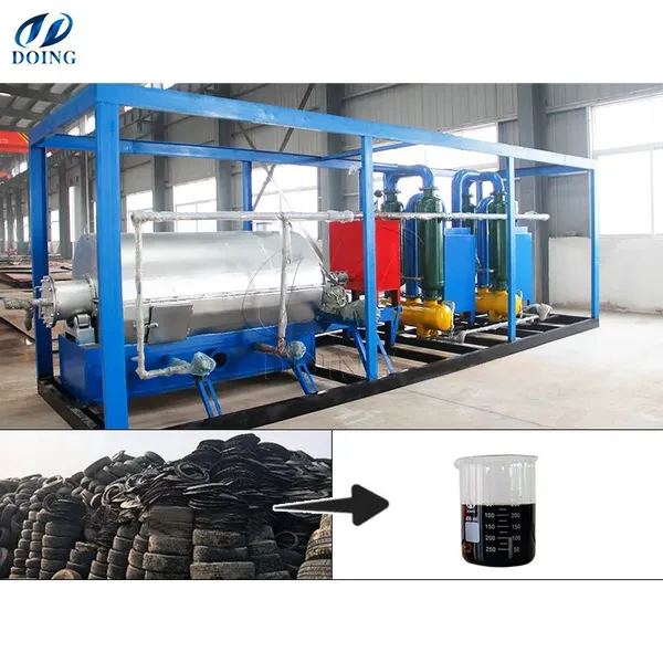 Modular Design 500kg Small Pyrolysis Machine Tyre Pyrolysis Plant Tire Pyrolysis to Fuel