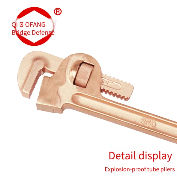 Beryllium Bronze and Aluminum Bronze Explosion-proof Pipe Wrenches in 4-inch, 8-inch, 10-inch, 12-inch Sizes, Etc., Used in Flammable and Explosive Places photo-2