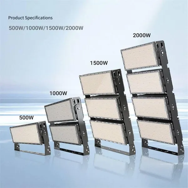 2000w Copper Tube Floodlights With Strong Spotlighting for High - Power Led Stadium Lights Special for Night Games photo-2