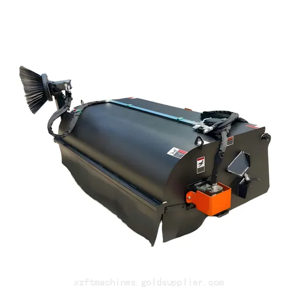 Skid Steer Sweeper With Side Brush for Road Cleaning - Efficient Attachment for Municipal Sanitation & Construction Sites