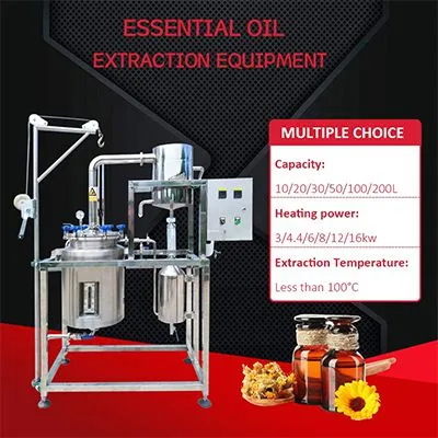 Lemongrass Essential Oil Extracting Equipment Extractor Machine Distillation Machine Plant Essence Distiller photo-4