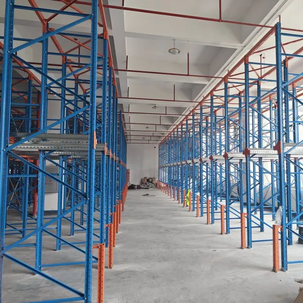 Estantería de almacenamiento industrial de acero ajustable y personalizada para almacenes, rack de pallets de acceso directo