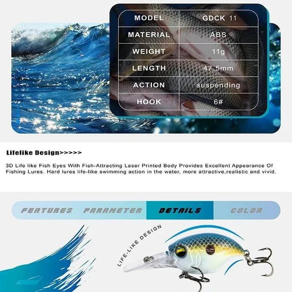 Floating Crankbait-GDCK11-47.5mm/11g photo-3