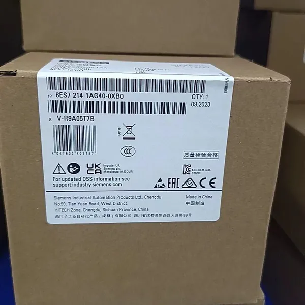 6ES7214‑1AG40‑0XB0 Siemens SIMATIC S7‑1200 CPU 1214C DC DC PLC Industrial Programmable Logic Controller Module