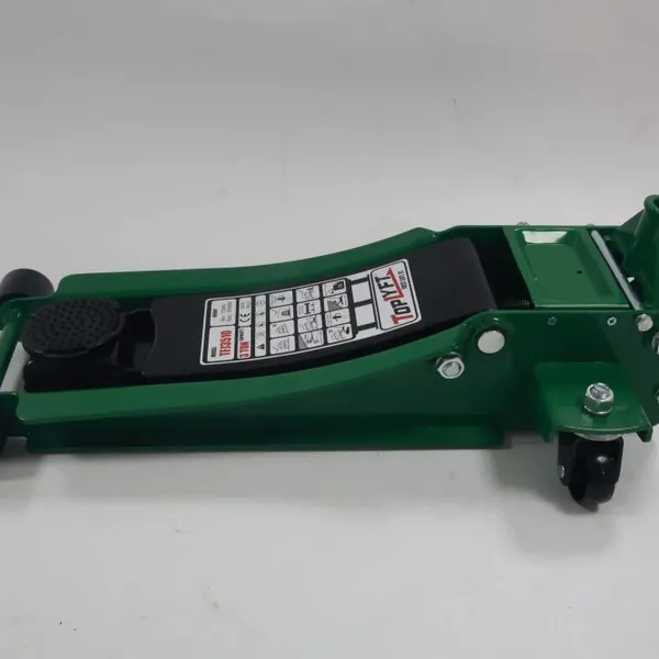 Compact Folded Handle WY-6490 Garage Trolley Jack for Tire Replacement, 4-Ton Capacity, Overload Protection Valve photo-2