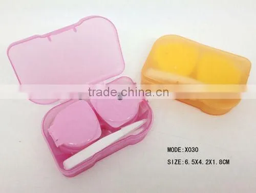 Hot Selling Cute Contact Lens Case / Kit, Cute Contact Lens Case / Kit,square Plain Care Box