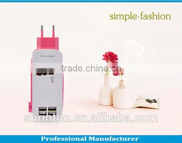 Hot Selling Universal 5V 4.2A 4 Usb Port Usb Travel Charger and Wall Charger photo-6
