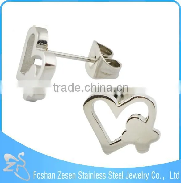 ZS20005 Fashion Stainless Steel Earring , Surgical Steel Earrings , Guitar Earring photo-5