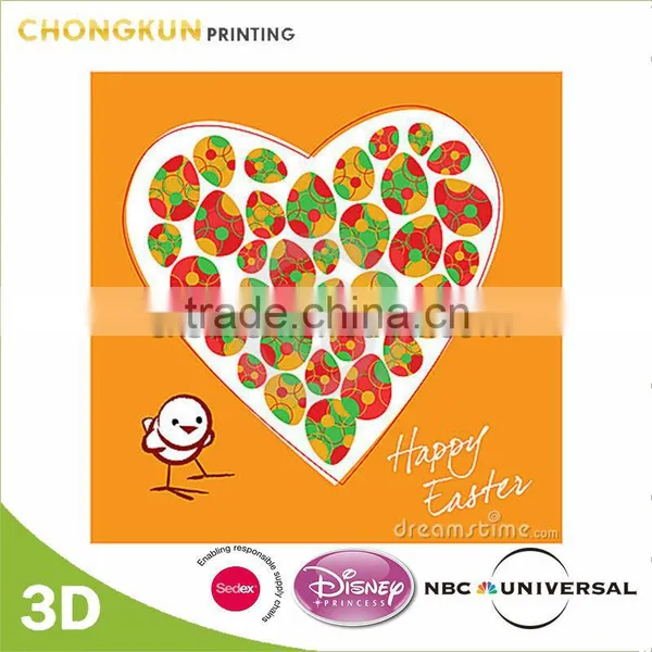 Manufacture 3D Lenticular Paper Card for Easter photo-4