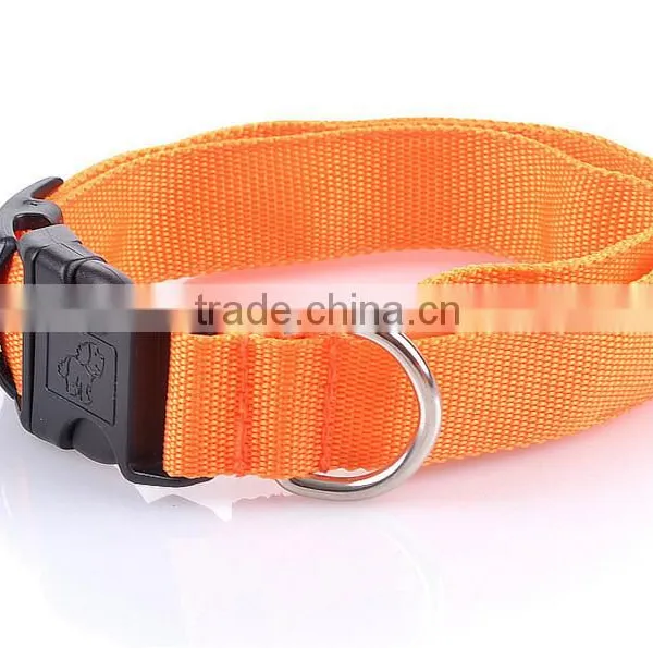 Pets Dog LED Light Blink Flash Night Safety Nylon Collar Waterproof photo-6