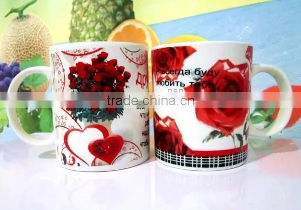 Shaped Ceramic Couple Mug photo-6