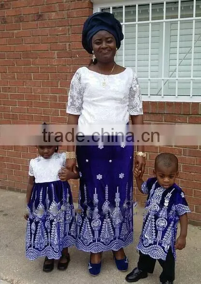 Hot Selling Beaded African George Wrapper Lace Fabrics, Fashion Raw Silk George GB005-11