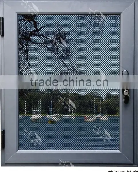 Plain open window screen