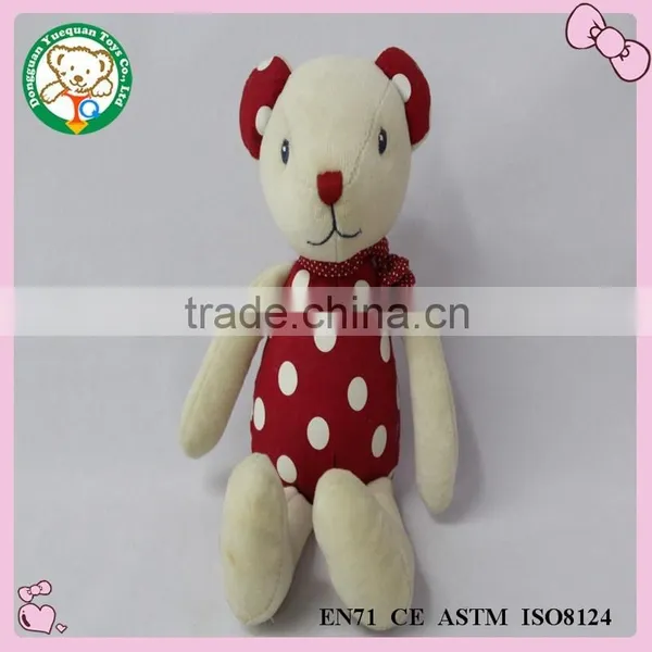 Plush Material T-shirt Custom Stuffed Bear Animal Toys