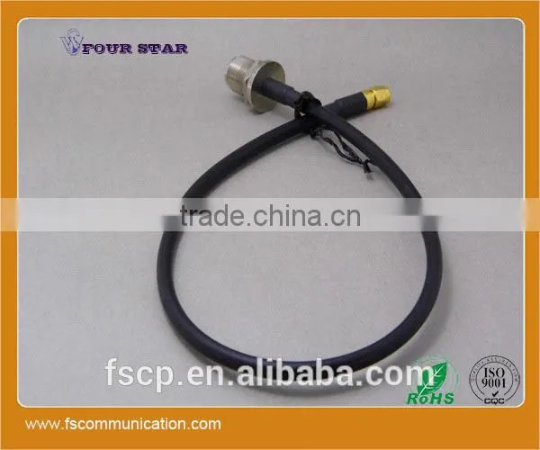 LMR240 Cable Assembly With N Female Bulkhead Crimp to SMA Male Crimp Connector photo-2