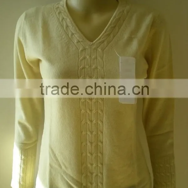 2014 New Design Women's Cashmere Sweater Design photo-2