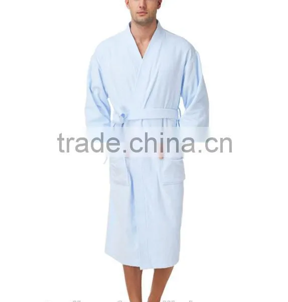 2015 New Design Warm Terry Couples Sexy Leopard Bathrobe photo-6