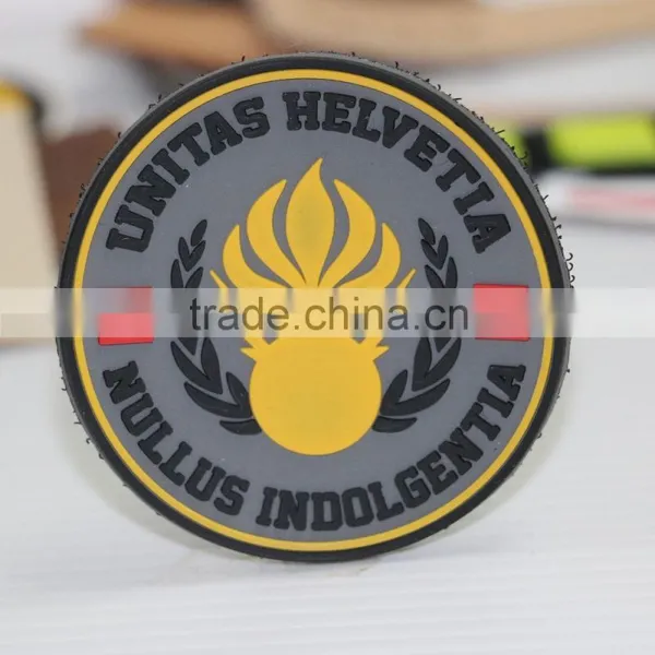 Custom Logo 3D PVC Rubber Patch PVC Patch / Heat Transfer Silicon Label photo-3