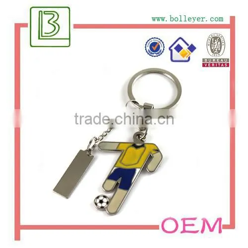Custom Metal Logo Epoxy Resin Domed Blank Keyring photo-4