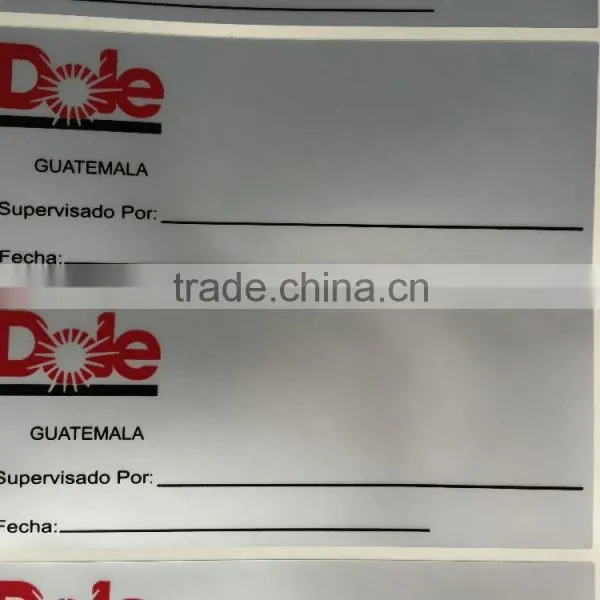 Partial Heat Silicone Heat Transfer Label