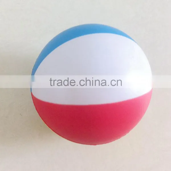 Foam Ball Colored Stress Ball 5 Colors on One pu Ball photo-4