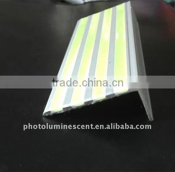 Photoluminescent Aluminum Stair Nosing/glow Step Nosing/glow Stair Strips photo-5