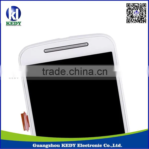 Original White LCD Display For Moto G2 LCD With Touch Screen Digitizer With Frame Assembly photo-3