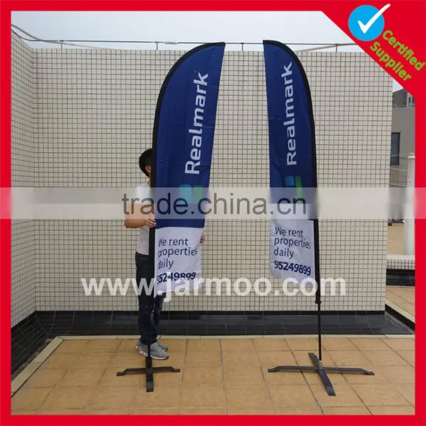Portable Screen Printing Promotion Teardrop Flag Banner photo-5