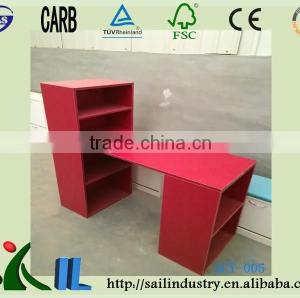 Steel and Wood Type Modern Study Table Computer Tabel Cheap Prices photo-3