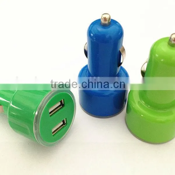 Hot Selling Dual USB Car Wireless Charger for Mobile Phone With 5V 2.1A+1A