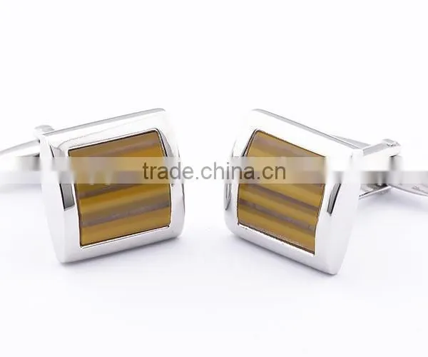 Rectangle Shaped Cufflinks With Grooves photo-2