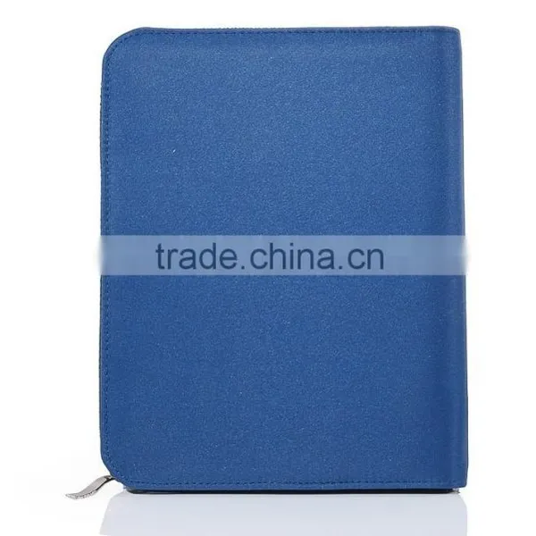 Waterproof Chief Blue Color Genuine Leather Cover for Notebook photo-2