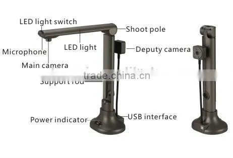 Trade Asssurance Supplier New Dual Camera High Speed Digital Camera Visual Presenter photo-4