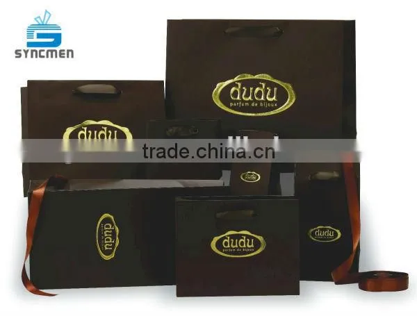 Hot Sale Luxury Ribbon Tie Custom Gift Bags photo-2