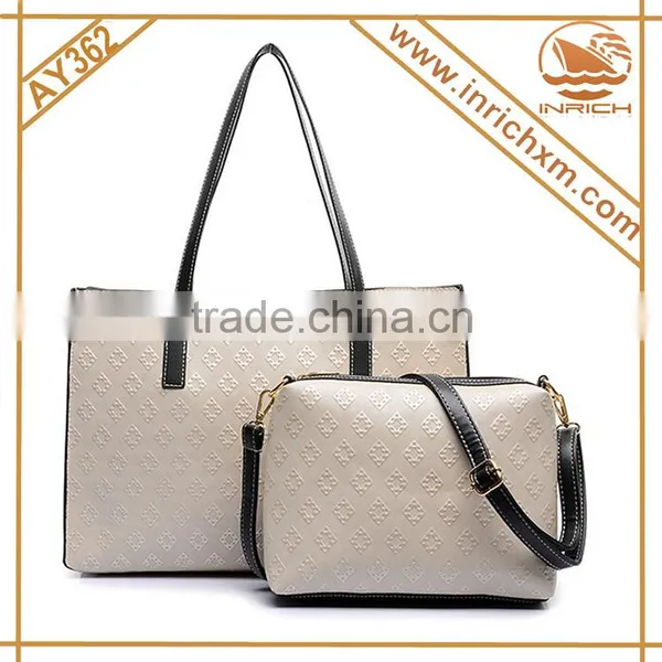 Online Shopping Handbags Ladies Hot Sale Fashion Korean Style Handbag PU Leather Bag Sets photo-4