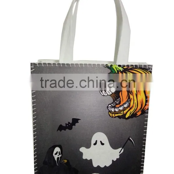 Various Designed Popular Felt Halloween Ghost Treat or Trick Candy Bags for Kids photo-2