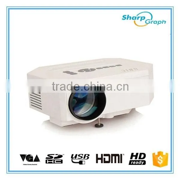 Chengdu HRWT UNIC Mini Full HD LED Contrast 500:1 Projector UC30 Pocket Smart Idea Proyektor photo-2
