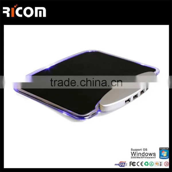 Printed Usb Mouse Pad With Hub,speaker Mouse Pad With Usb Hub--MP208 photo-2