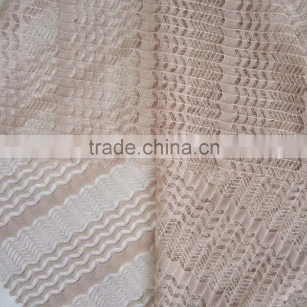 Wholesale New Design 79/21 Nylon Spandex Wheatear Patern Jacquard Fabric, Fashion Garments Jacquard Fabric photo-2