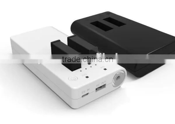 Powr Bank for Gopro Hero 4 Battery / AHDBT-401 Battery Dual USB Charger