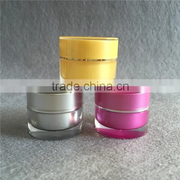 2016 Wholesale Colourful Acrylic Small Cream Jar photo-2