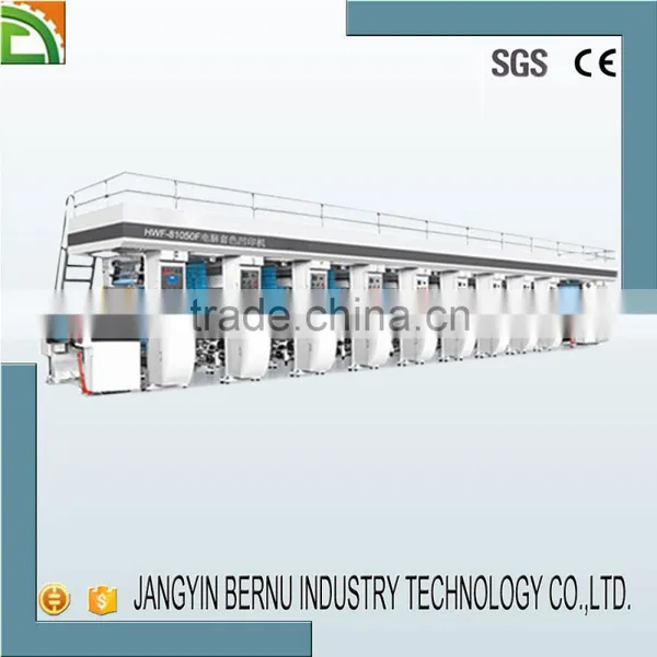 BRNY Large Scale Full Color Plastic Poly Bag Printing Machine photo-4