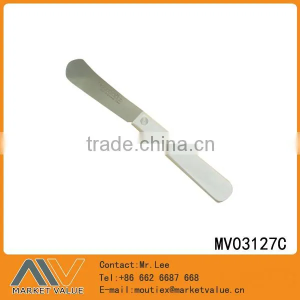 USEFUL KITCHEN TOOL, BUTTER KNIFE WITH WHITE HANDLE