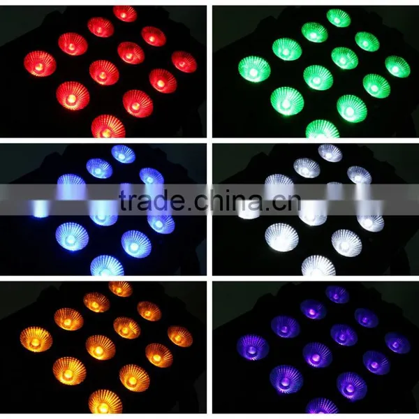 12 x 15w Batteries Operate Wireless Dmx Led Outdoor Rgbwauv Flat Led Par photo-4