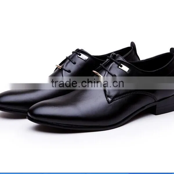 CXM127 High Quality Men Imitate Leather Laced up Casual Shoe photo-2