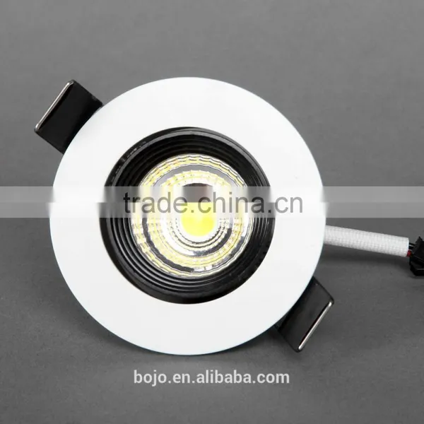 Recessed Mini Spot Light 3w Led Downlight With Black Anti-glare Inner Ring photo-5