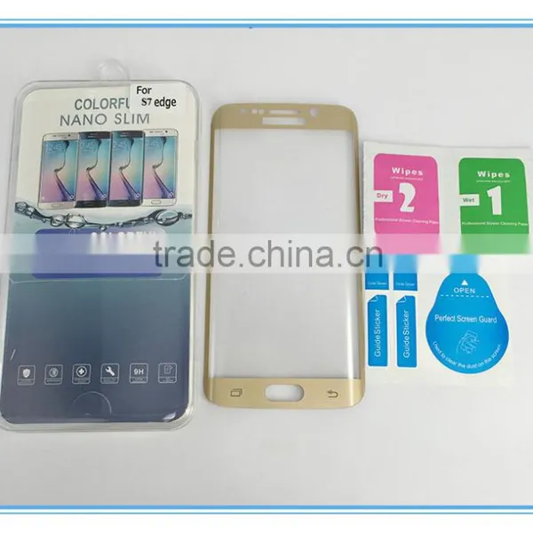 Tempered Glass for Samsung Galaxy s7 Edge,vcover s7 Edge Tempered Glass Screen Protector photo-2